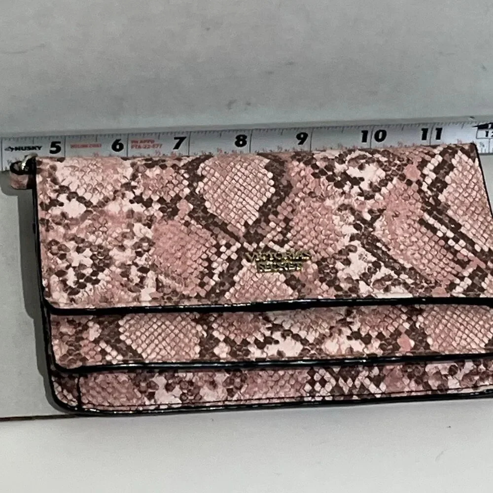 Victoria's Secret Women's Multicolor Exotic Python‎ Tech Wristlet Wallet